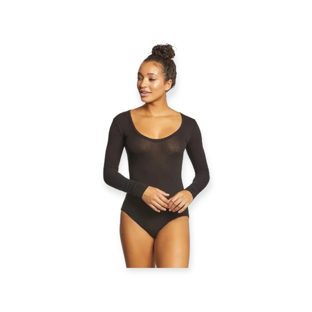 Free People Intimate Easy Peasy Long Sleeve Bodysuit Sz. S